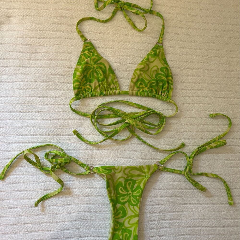 Blackbough Green Bikini